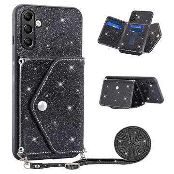 Etui Stardust Samsung Galaxy A14 z Miejscem na Kartę - Czarne