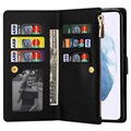 Samsung Galaxy S22+ 5G Etui z Portfelem Starlight Series - Czarne