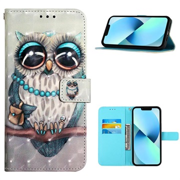 iPhone 14 Pro Max Etui-Portfel Style Seria - Sowa