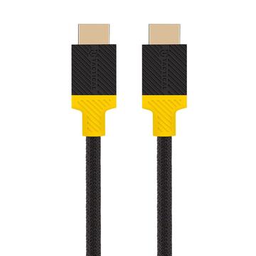 Kabel HDMI 2.1 Tactical Webb Space - 2.1m, 8K/60Hz, 48 Gb/s - żółty / czarny