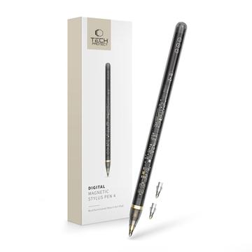 Rysik Tech-Protect Digital Magnetic Stylus Pen 4 do iPada - przezroczysty / czarny