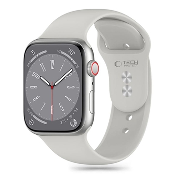 Pasek silikonowy Apple Watch Series 10/9/8/7/6/SE Tech-Protect - 40mm/41mm/42mm - Kamień