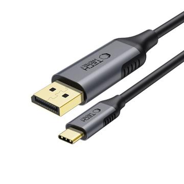 Kabel Tech-Protect UltraBoost USB-C do DisplayPort 1.4 - 8K@60Hz, 180cm - Czarny