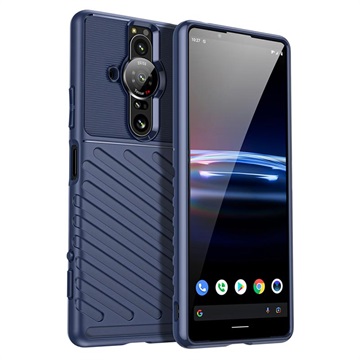 Sony Xperia Pro-I Etui Thunder Series z TPU - Błękit