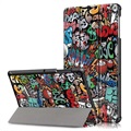 Etui Tri-Fold Smart Folio do Samsung Galaxy Tab S5e - Graffiti