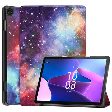 Lenovo Tab M10 Gen 3 Inteligentne Etui Folio z Serii Tri-Fold - Galaktyka