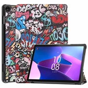 Lenovo Tab M10 Gen 3 Inteligentne Etui Folio z Serii Tri-Fold - Graffiti