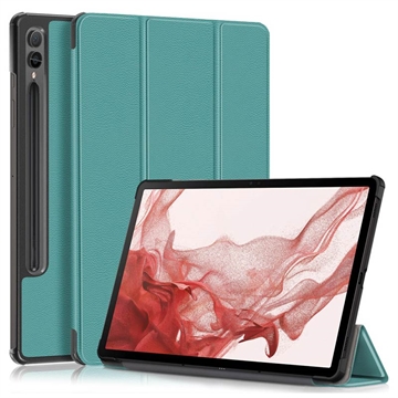 Samsung Galaxy Tab S9+ Inteligentne Etui Folio z Serii Tri-Fold - Zieleń