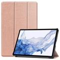 Samsung Galaxy Tab S9 Inteligentne Etui Folio z Serii Tri-Fold - Różowe Złoto