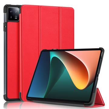 Xiaomi Pad 6/Pad 6 Pro Etui Smart Folio z Serii Tri-Fold - Czerwień