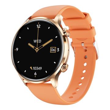 Sportowy smartwatch unisex MX40 - 1.39" - pomarańczowy / złoty