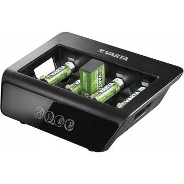 Uniwersalna ładowarka Varta LCD Charger+ - AA/AAA/C/D/9V