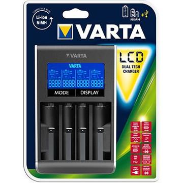 Ładowarka Varta LCD Dual Tech - AA/AAA/18650/18350