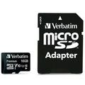 Karta Verbatim Premium U1 MicroSDHC z adapterem 44082 - 16GB