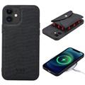 Etui Vili T do iPhone 12/12 Pro z Magnetycznym Portfelem - Czarne