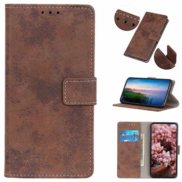 Motorola Moto G50 5G - Seria Vintage Etui-Portfel - Szare