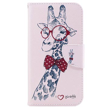 Etui-Portfel Seria Wonder Samsung Galaxy J5 (2017) - Giraffe