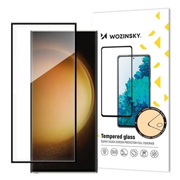 Samsung Galaxy S25 Ultra Hartowane Szkło Ochronne - Wozinsky Super Tough - 9H - Czarna Krawędź