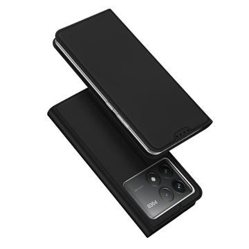 Xiaomi Redmi K70/K70 Pro/Poco F6 Pro Etui z Klapką Dux Ducis Skin Pro - Czerń