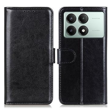 Etui z Portfelem do Xiaomi Redmi K70E/Poco X6 Pro z Magnetycznym Zamknięciem