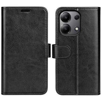 Xiaomi Redmi Note 13 4G Etui z Portfelem z Magnetycznym Zamknięciem - Czarne