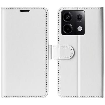 Xiaomi Redmi Note 13 Pro Etui-Portfel Zamykane na Magnes - Biel