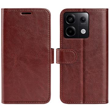 Xiaomi Redmi Note 13 Pro Etui-Portfel Zamykane na Magnes - Brąz