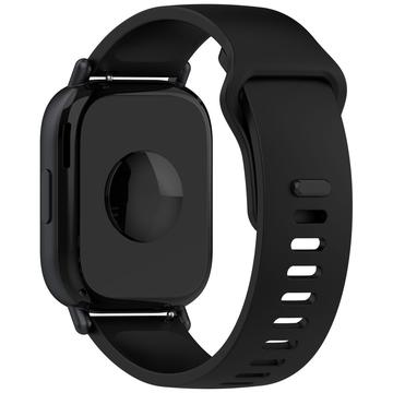 Miękki Silikonowy Pasek do Xiaomi Redmi Watch 5 Active - Czarny