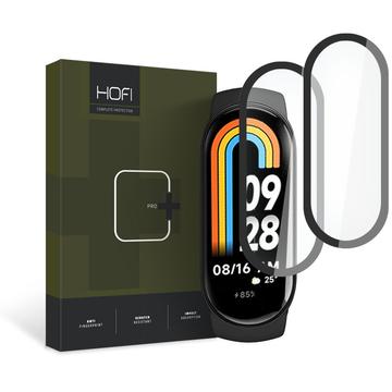 Xiaomi Smart Band 8/8 NFC Hofi Hybrid Pro+ Szkło Hartowane - Czarna Krawędź - 2 Szt.