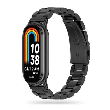 Pasek Xiaomi Smart Band 8/9 NFC Tech-Protect ze stali nierdzewnej - czarny