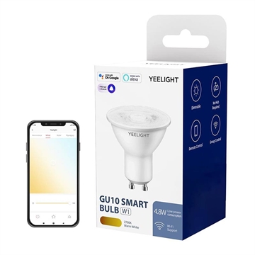 Inteligentna żarówka LED Yeelight GU10 W1 - WiFi - Możliwość ściemniania