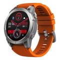 Zeblaze Stratos 3 Smartwatch z GPS, wyświetlaczem Ultra HD AMOLED - pomarańczowy