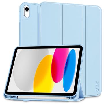 iPad (2022) Etui Tech-Protect SmartCase Pen Tri-Fold Folio - Błękitne