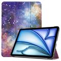 iPad Air 13 (2024) Inteligentne Etui Folio z Serii Tri-Fold - Galaktyka