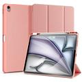 iPad Air 13 (2024) Zamykane Etui Smart Tri-Fold Dux Ducis Domo - Róż