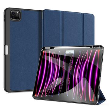 iPad Pro 13 (2024) Zamykane Etui Smart Tri-Fold Dux Ducis Domo - Błękit