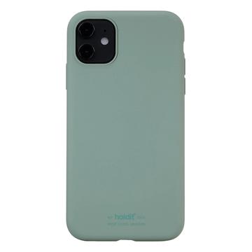 Etui silikonowe iPhone 11 Holdit - Moss Green