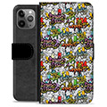 Etui Portfel Premium - iPhone 11 Pro Max - Graffiti