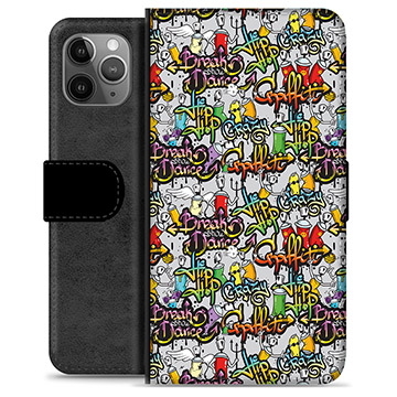 Etui Portfel Premium - iPhone 11 Pro Max - Graffiti