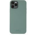 Silikonowe etui Holdit na iPhone'a 15 Pro - Moss Green