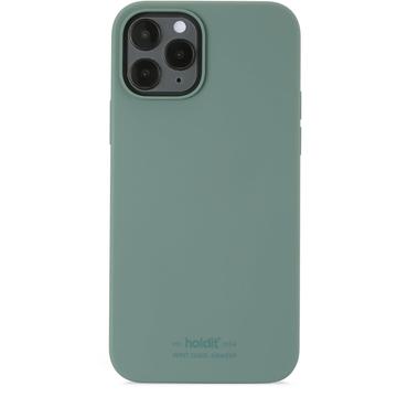 Silikonowe etui Holdit na iPhone\'a 15 Pro - Moss Green