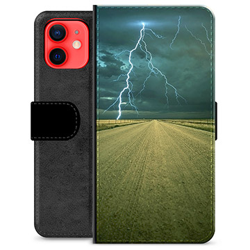 Etui Portfel Premium - iPhone 12 mini - Burza