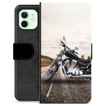 Etui Portfel Premium - iPhone 12 - Motocykl