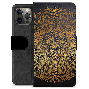 Etui Portfel Premium - iPhone 12 Pro Max - Mandala