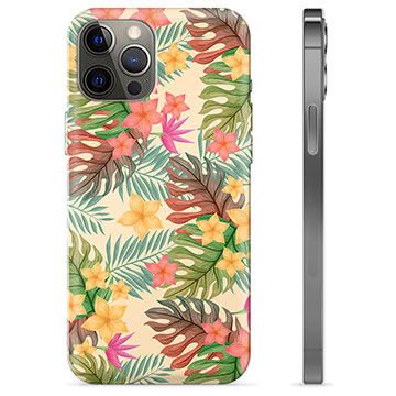 Etui TPU - iPhone 12 Pro Max - Różowe Kwiaty