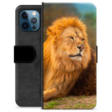 Etui Portfel Premium - iPhone 12 Pro - Lew