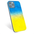 Etui TPU Flaga Ukrainy - iPhone 12 Pro - Dwubarwne