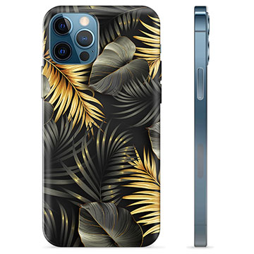 Etui TPU - iPhone 12 Pro - Złote Liście