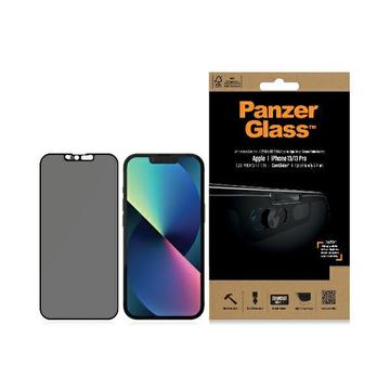 iPhone 13/13 Pro PanzerGlass Case Friendly CamSlider Antybakteryjna ochrona ekranu - Czarna krawędź