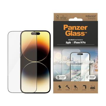 iPhone 14 Pro Szkło Hartowane PanzerGlass Ultra-Wide Fit Anti-Reflective EasyAligner - Czarna Krawędź